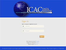 Tablet Screenshot of icacdatasystem.com